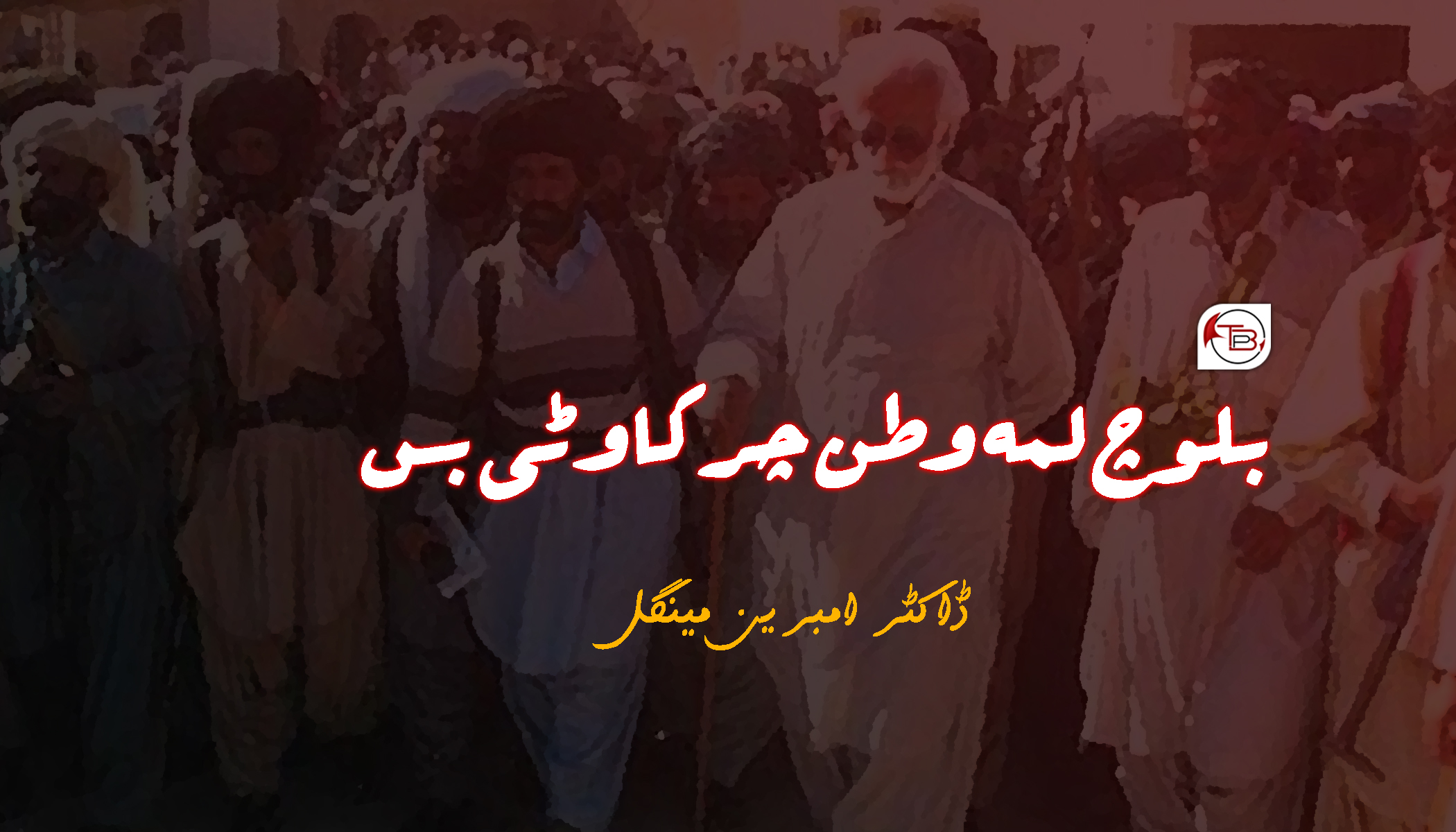بلوچ لمہ وطن چرکاو ٹی بس! – ڈاکٹر امبرین مینگل