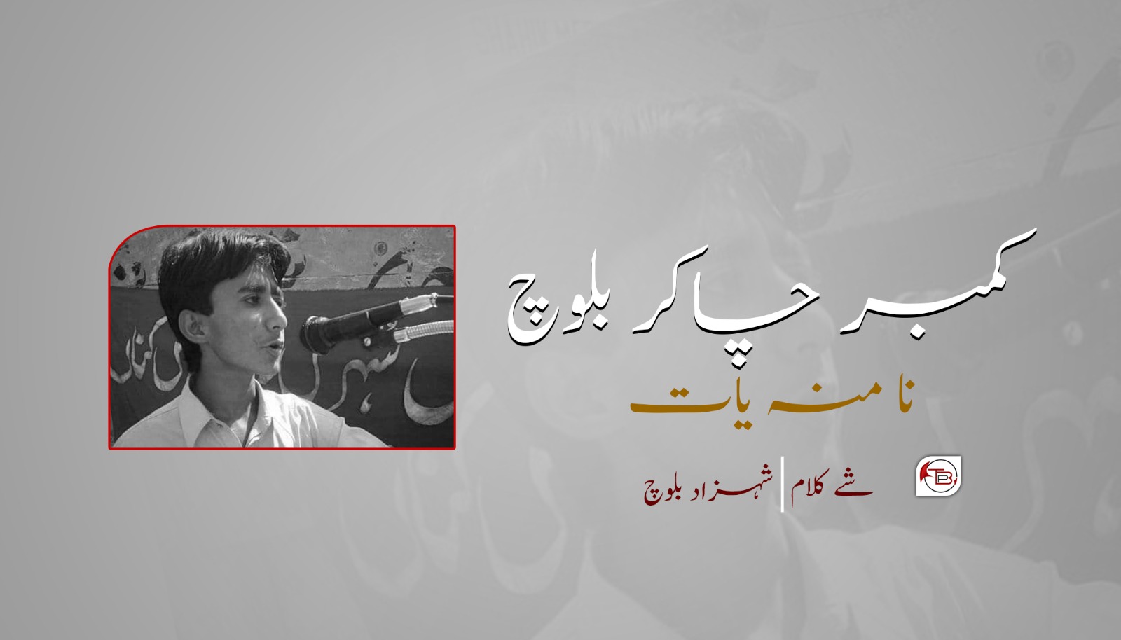 کمبر چاکر بلوچ نا منہ یات – شے کلام | شہزاد بلوچ