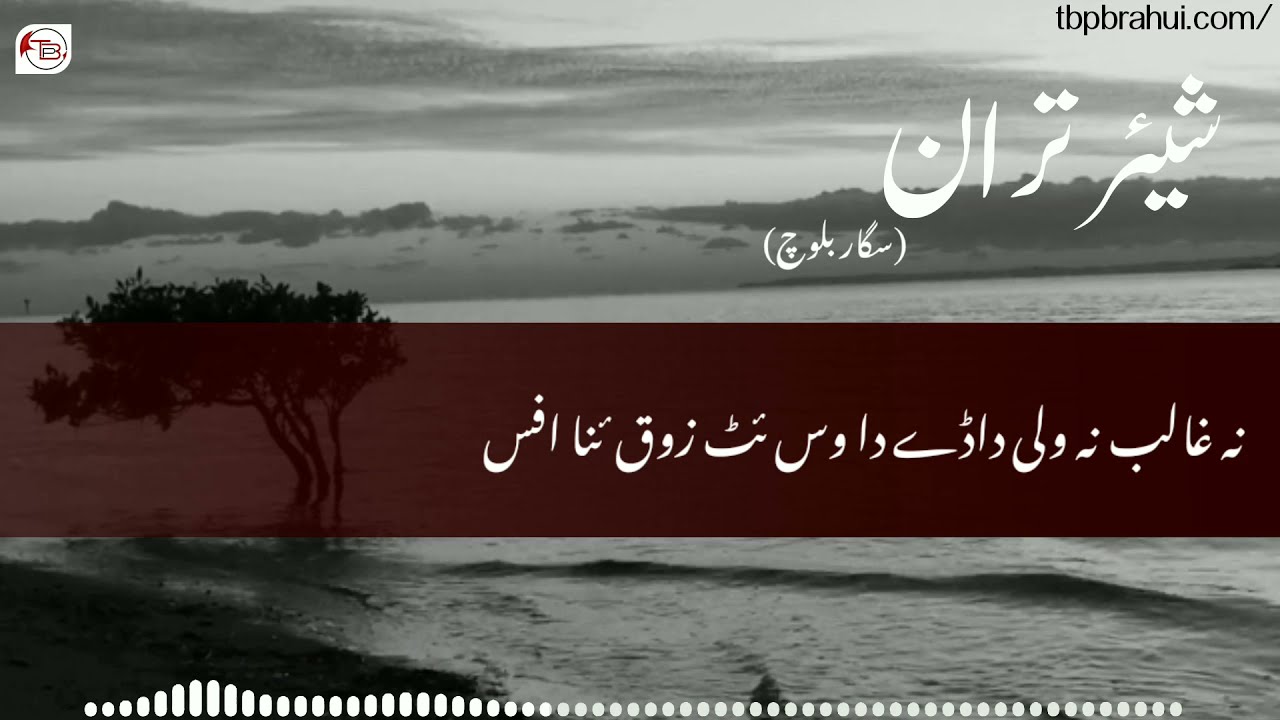 شئر تران: خوتنگے ساہ ءِ مرک اس – سگار بلوچ
