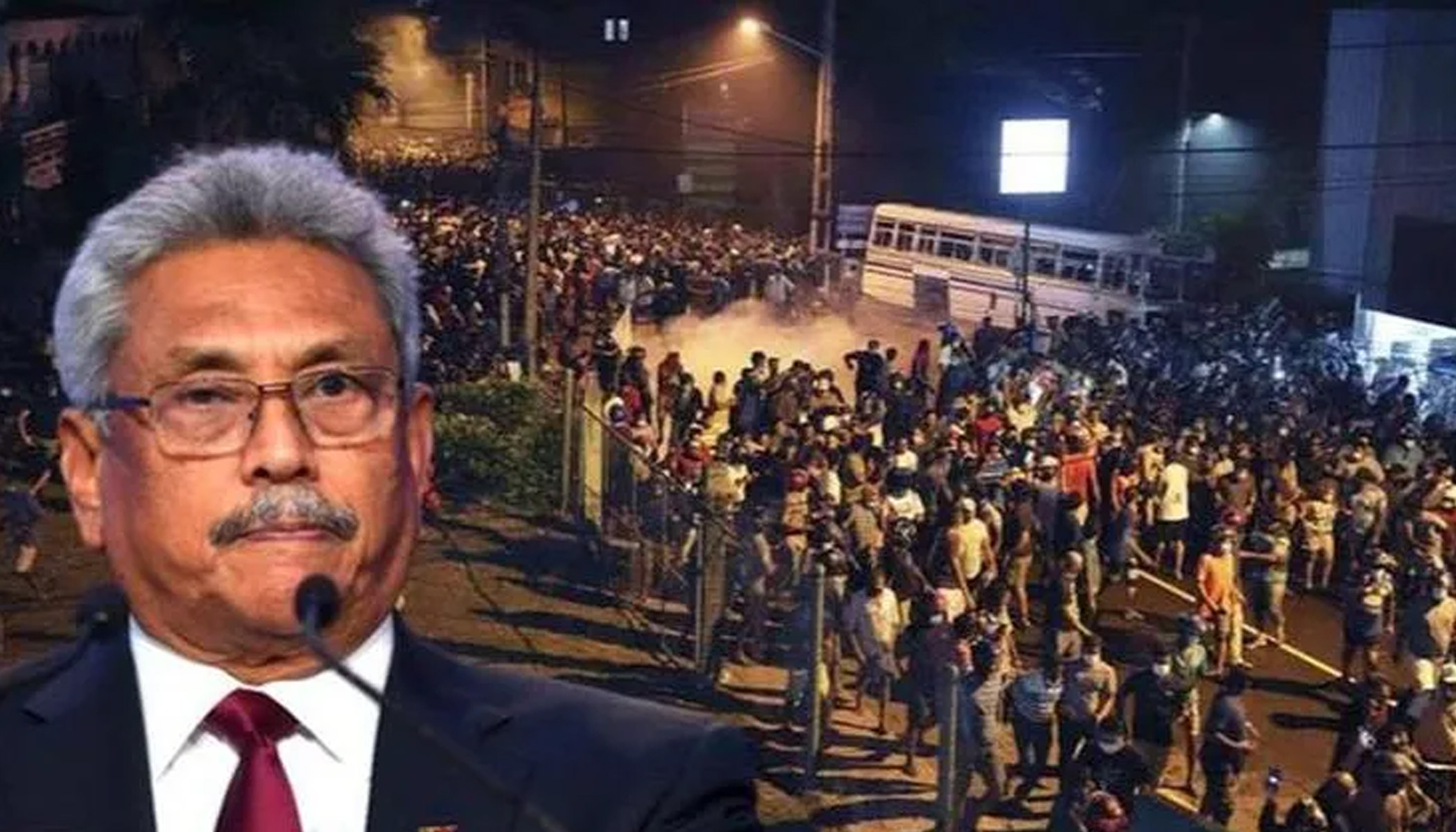 جنگی ڈوتا دوبہ، راجا پاکسے نا دزگیری نا خواست