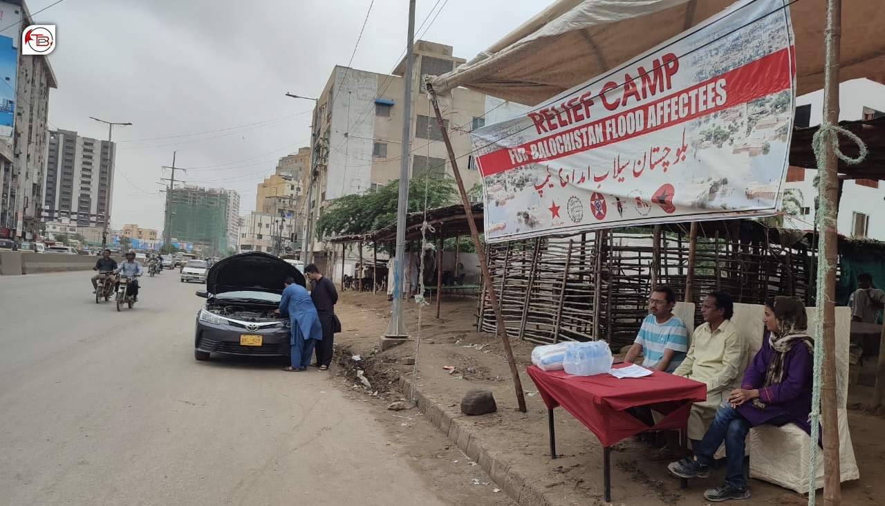 کراچی: بی وائی سی نا کمکی کیمپ آتے لُڑفنگ نا کوشست