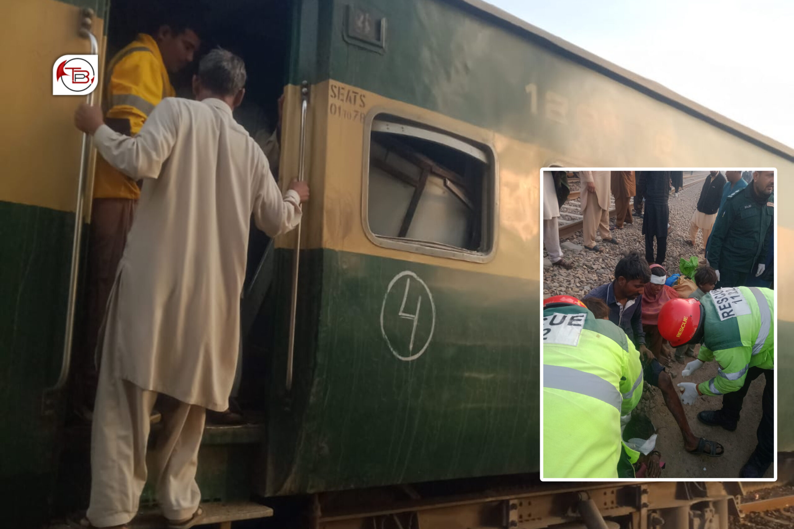 کوئٹہ آن پشاور آ ہنوک جعفر ایکسپریس ٹی تراک ، نیاڑی ئس مرگ نا گواچی، 4 ٹپی