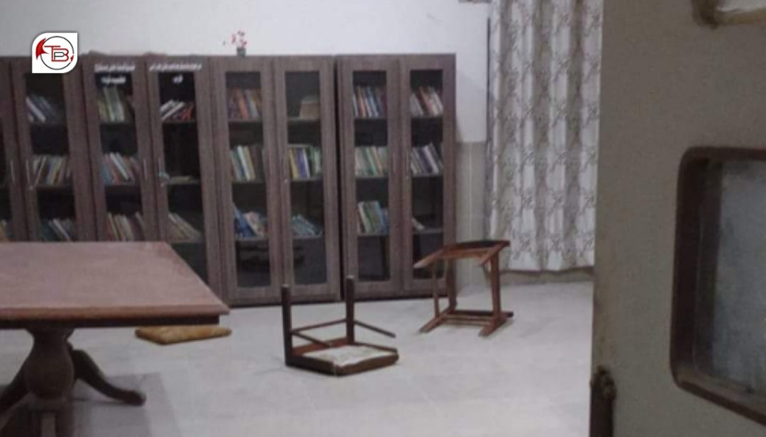 سریاب: ٹولی ئسے نا لائبریری آ جلہو، بے دادی آن کیہی بندغ آک ٹپی