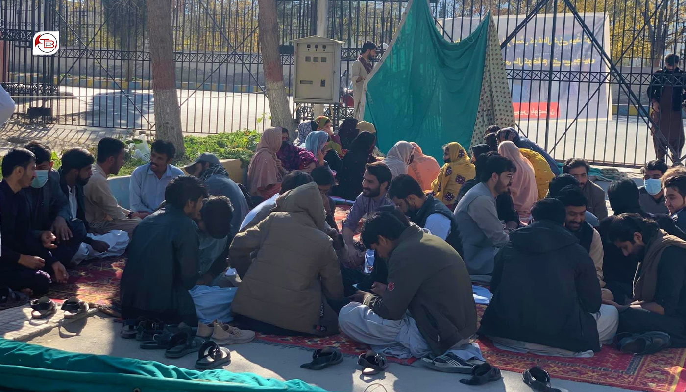 بولان میڈیکل کالج نا بند مننگ و پولیس نا کوزہ نا برخلاف برانزی کیمپ خلنگا