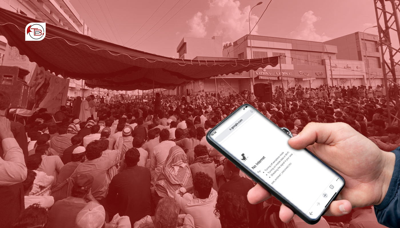 بی این پی نا لانگ مارچ، کوئٹہ تون اوار کیہی ضلع آتیٹی موبائل انٹرنیٹ سروس بند